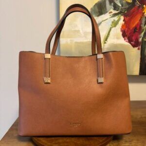 DUNE Brown Leather Tote